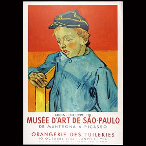 ｢MUSEE D'ART DE SAO-PAULO 展覧会ポスター｣
