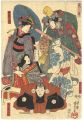 <strong>Kuniyoshi</strong><br>Kabuki Scene from Tamukegusayu......