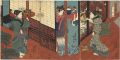 <strong>Kunisada I</strong><br>Eight Views of Edo Figures