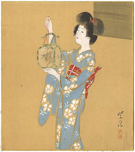 Kasamatsu Shiro “Shikishi (square fancy card board) ”／