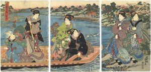 Kunisada I/5 Seasonal Festivals / Yoyoi (March)[五節句ノ内　弥生]