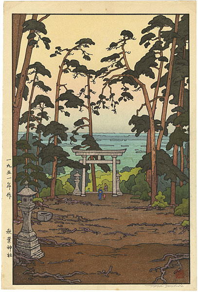 Yoshida Toshi “Akiba-jinja Shrine”／