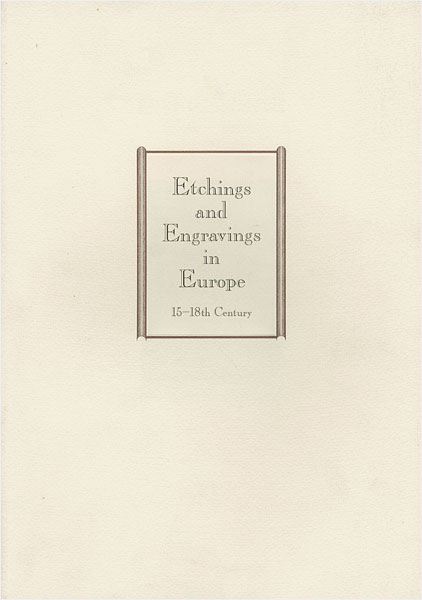 ｢西洋の銅版画 15世紀-18世紀｣／