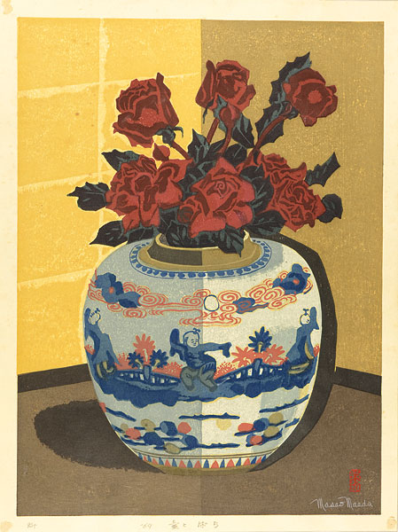Maeda Masao “Vase and Roses”／
