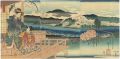 <strong>Hiroshige I / Toyokuni III</strong><br>嵯峨野風景　風流源氏絵合