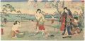 <strong>Toyokuni III・Hiroshige I</strong><br>Genji at Suma