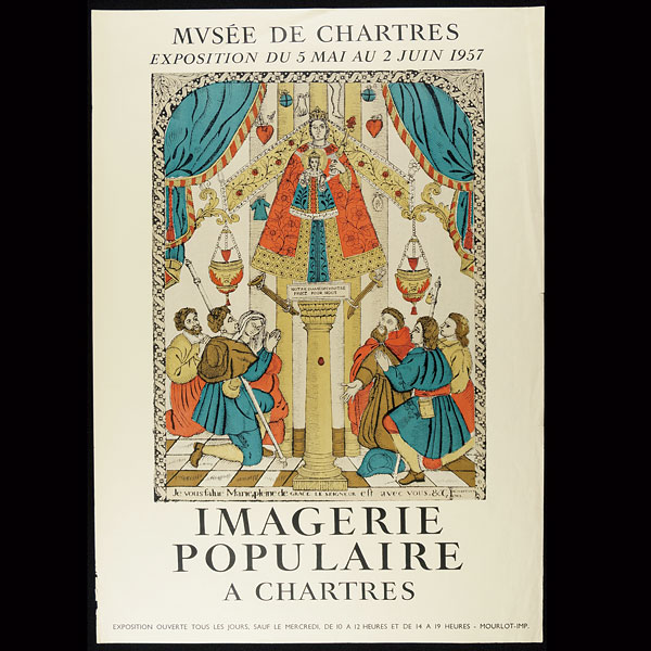 ｢IMAGERIE POPULAIRE A CHARTRES 展覧会ポスター｣／