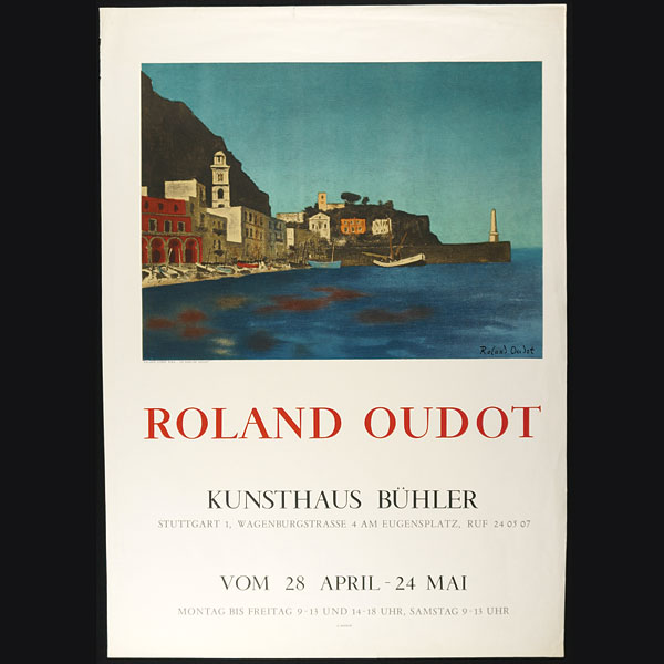 ｢ROLAND OUDOT 展覧会ポスター｣／