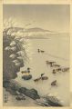 <strong>Ohara Koson(Shoson)</strong><br>Late Autumn Pond