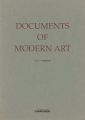 DOCUMENTS OF MODERN ART