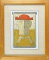<strong>Takahashi Yukihiko</strong><br>自筆画 赤い帽子