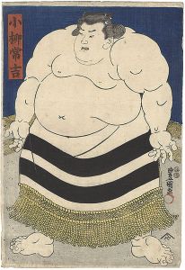 Toyokuni III/Sumo-e Koyanagi Tsunekichi[相撲絵　小柳常吉]