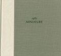 ミニアチュール作品集 1987 ＭＩＮＩＡＴＵＲＥ