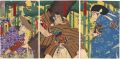 <strong>Kunichika</strong><br>Kabuki Scene from Kanjincho