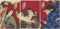 <strong>Kunichika</strong><br>Kabuki Scene from Kanjincho