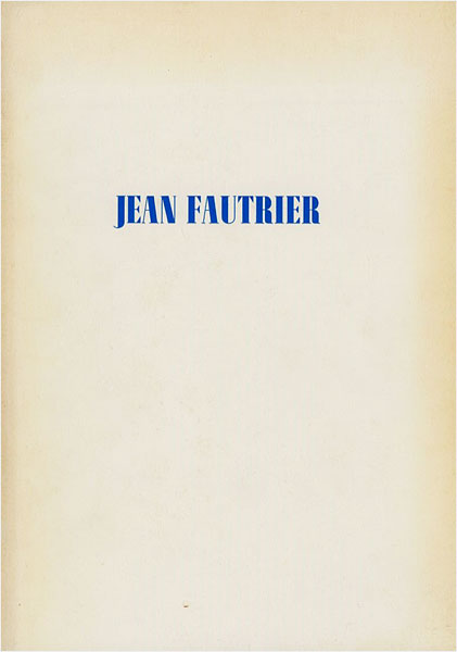 “JEAN FAUTRIER” ／