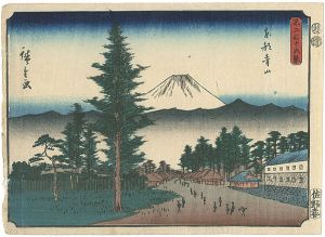 Hiroshige/36 Views of Mt. Fuji  / Aoyama in the Eastern Capital[不二三十六景　東都青山]