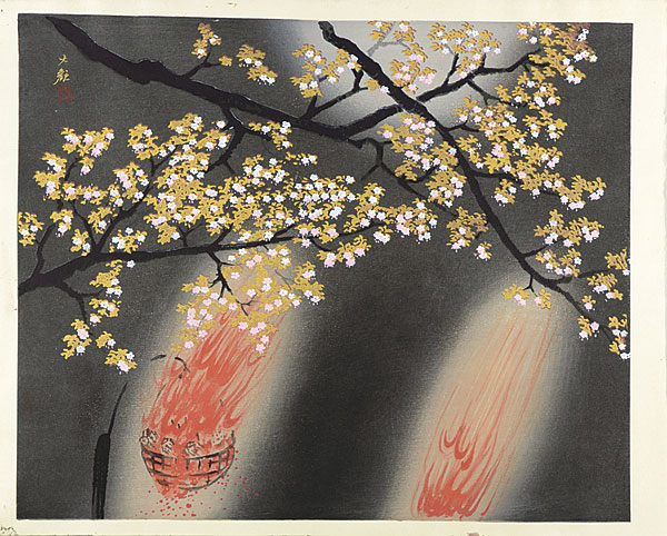 Yokoyama Taikan “Cherry Blossoms at Night”／