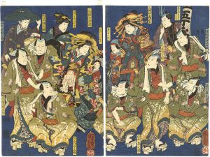 Kuniyoshi/Kabuki Actors Print[役者絵]