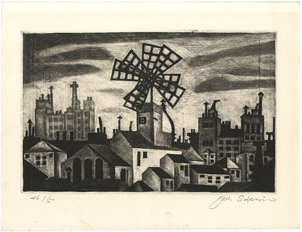 Sekino Junichiro “Red Windmill, Shinjuku”／