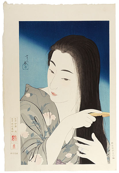 Torii Kotondo “Combing the hair”／