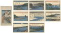 <strong>Hiroshige</strong><br>Eight views of Kanazawa