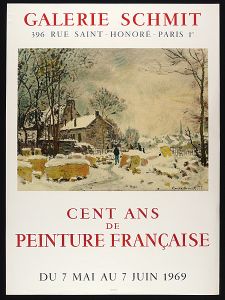 ｢海外展覧会『フランス絵画の百年』ポスター｣