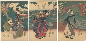 Toyokuni III/The Year’s First ”Horse Day” Festival at Oji Inari Shrine[王子稲荷初午祭ノ図]