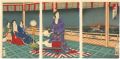 <strong>Yasuji,Tankei</strong><br>Fireworks at Ryogoku