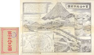 中村月嶺｢冨士山北口全図｣