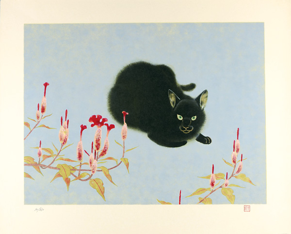 Yamaguchi Kayo “Flower and Cat”／