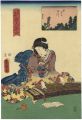 <strong>Toyokuni III, Kunihisa</strong><br>Famous Places in Edo Compared ......