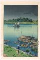 <strong>Kawase Hasui</strong><br>五月雨（荒川）