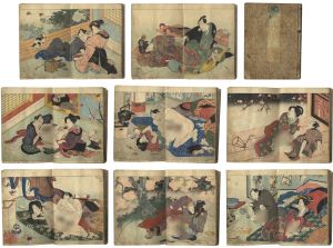 Kunisada I/An Appraisal of Sensual Pleasure in The Four Seasons[春夏秋冬 色の詠 春の部]