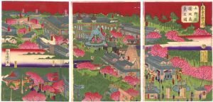 Kunitoshi/Famous Views of Tokyo : The 2nd National Industrial Exhibition at Ueno Park[東京名所之内　上野公園地眞景之図（第2回勧業博覧会）]