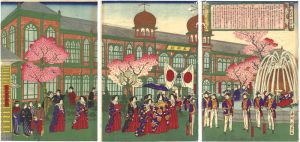 Kunimatsu/The Second National Industrial Exhibition at Ueno Park[第二回勧業博覧会図]