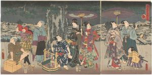 Toyokuni III/12th month of Genji / Minazuki (June)[源氏十二ヶ月之内　水無月（6月）]