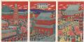 <strong>Kuniteru III</strong><br>東京名勝浅草観音之図