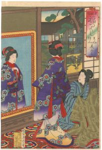 Chikanobu/Customs of the East, A Cllection of Fuku Words / Bifuku[東風俗福つくし　美ふく]