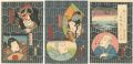 <strong>Toyokuni III・Hiroshige II</strong><br>Kabuki Actors Prints