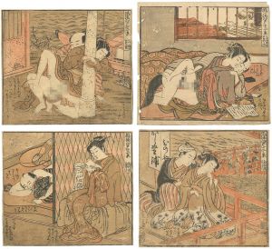 Koryusai/Shunga : The 12 Views of Elegance of Edo[風流江戸十二景]