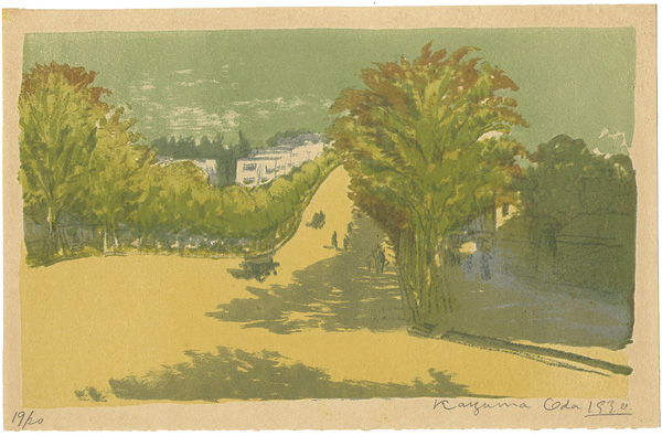 Oda Kazuma “Scenery of Shinjuku / #4 Meiji Shrine, Omotesando”／