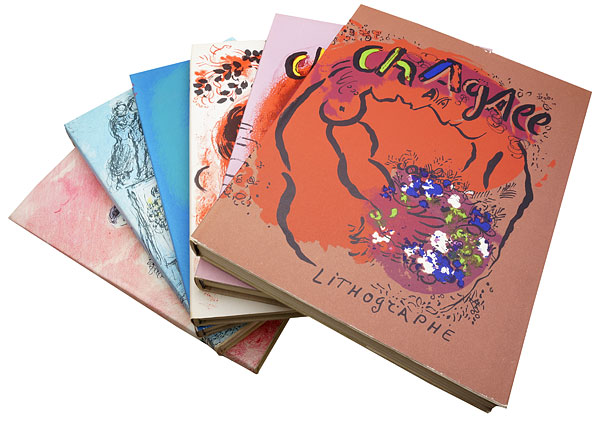 “CHAGALL LITHOGRAPHE Vol.1-6” ／