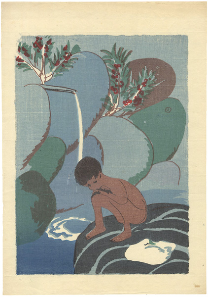 Kawabata Ryushi “Boy and Waterfall”／