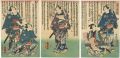 <strong>Kunichika</strong><br>5 Men with Hauta Song