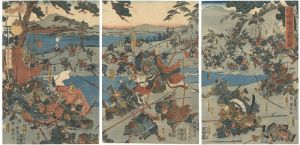 Kunimasa/The Great Battle of Kawanakajima[川中嶋大合戦之図]