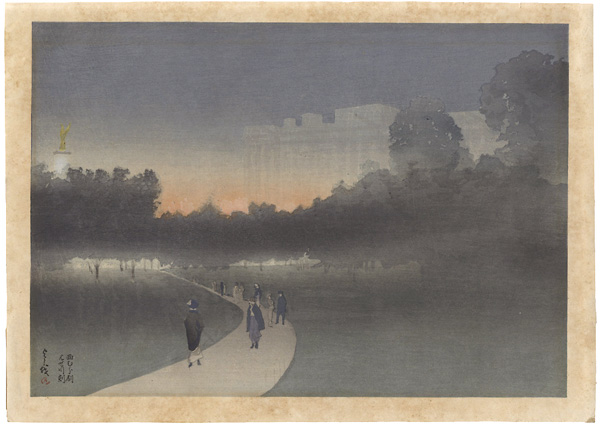 Makino Yoshio “Buckingham Palace with Green Park”／