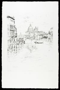 フランク=ミルトン・アーミントン｢大運河，ヴェネツィア｣