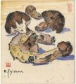Painting : Matsutake Mushrooms