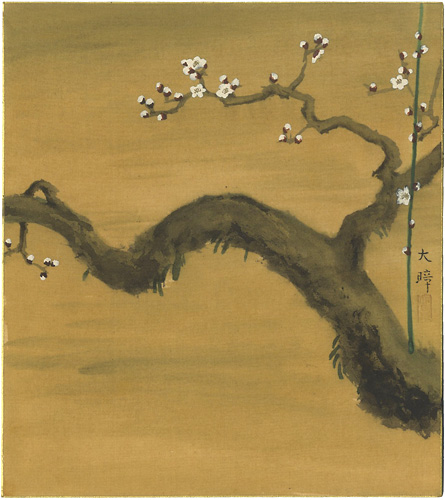 Hirasawa Sadamichi “Painting : White Plum”／